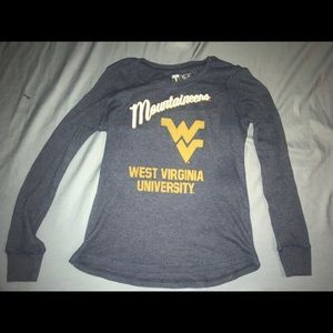 Long sleeve West Virginia University T-shirt